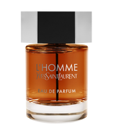 Yves Saint Laurent L'Homme Eau de Parfum bottle on a white background