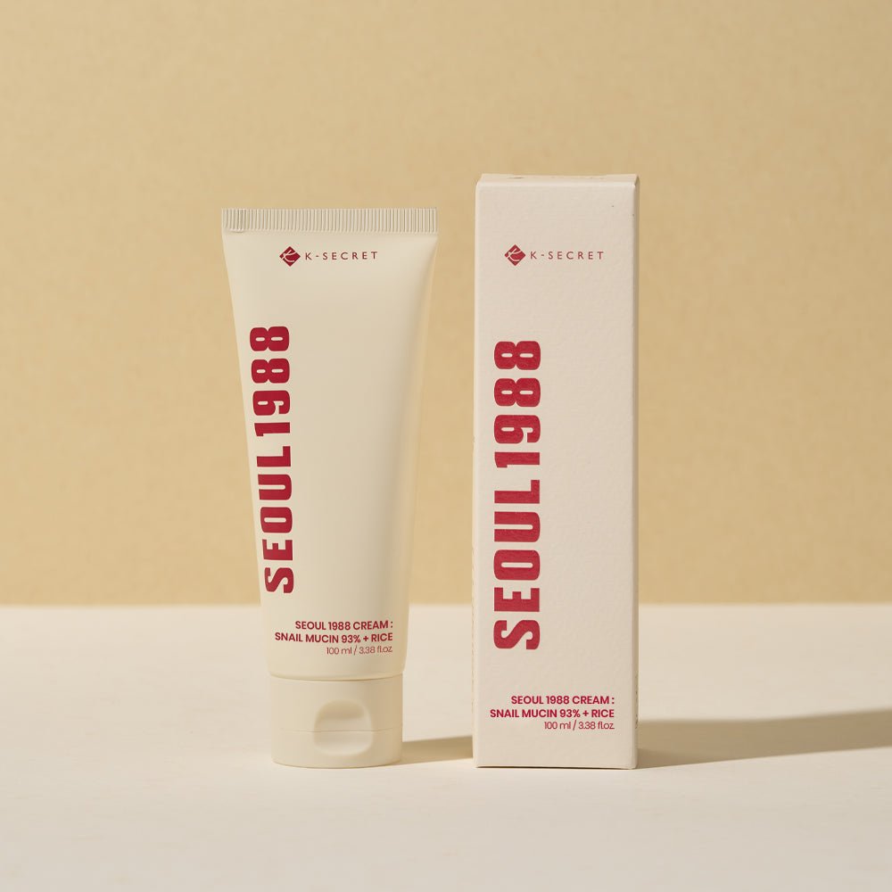 K - SECRET SEOUL 1988 SNAIL MUCIN CREAM 93% WITH RICE 100ML - Al Himyan Perfumes | عطور هميان | Oud & Luxury Fragrances - SEOL 1988