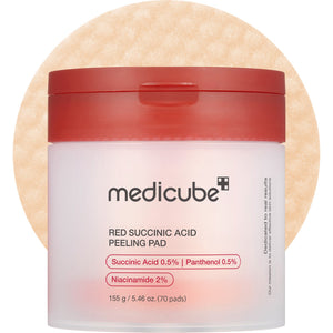 Medicube Red Succinic Acid Peeling Pad 155g (70 Pads) - Peeling Pads available in UAE at AlHimyan