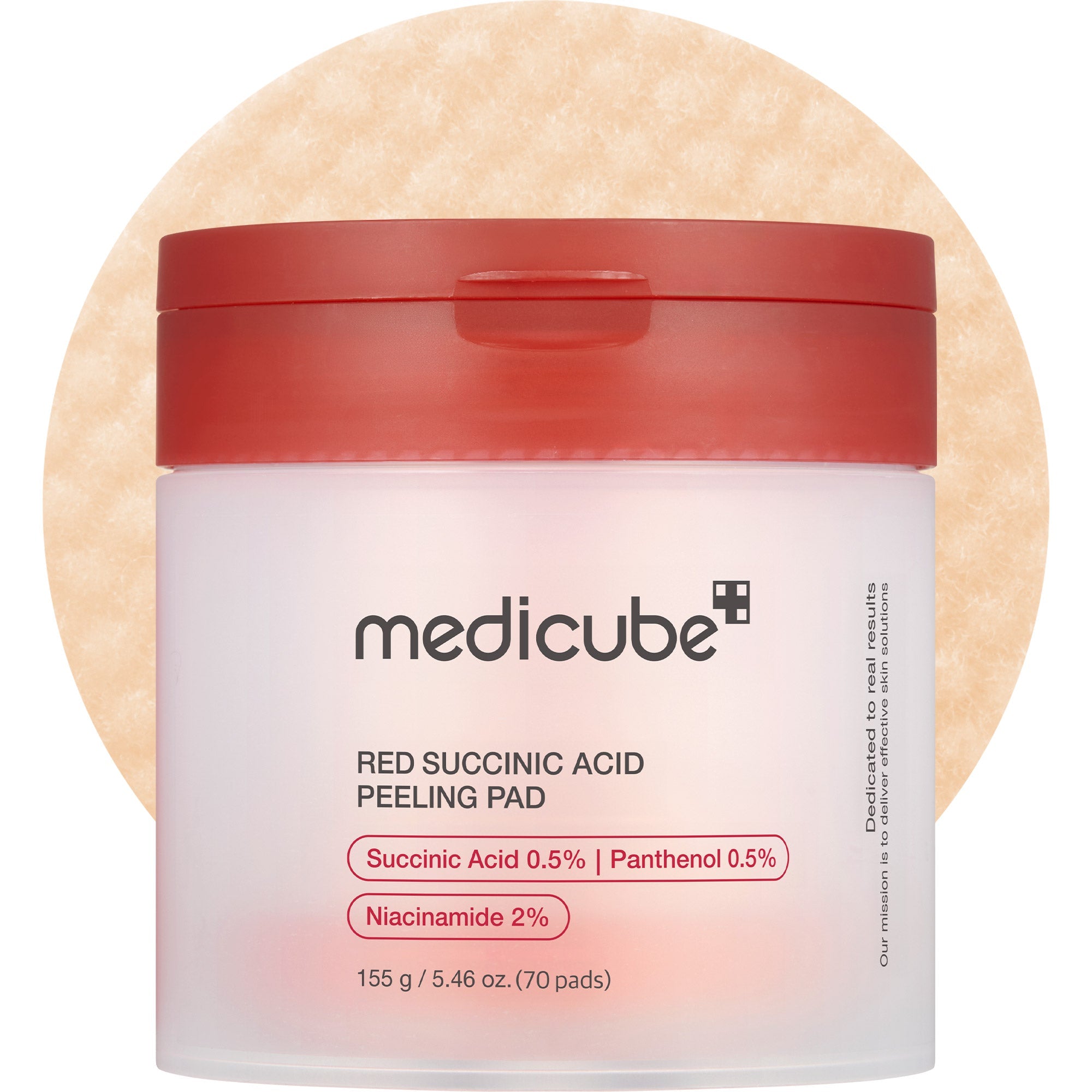 Medicube Red Succinic Acid Peeling Pad 155g (70 Pads) - Al Himyan Perfumes | عطور هميان | Oud & Luxury Fragrances - Medicube