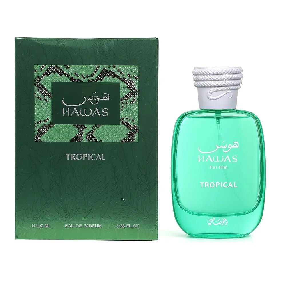 RASASI HAWAS TROPICAL FOR MEN EDP 100ML - Al Himyan Perfumes | عطور هميان | Oud & Luxury Fragrances - Rasasi