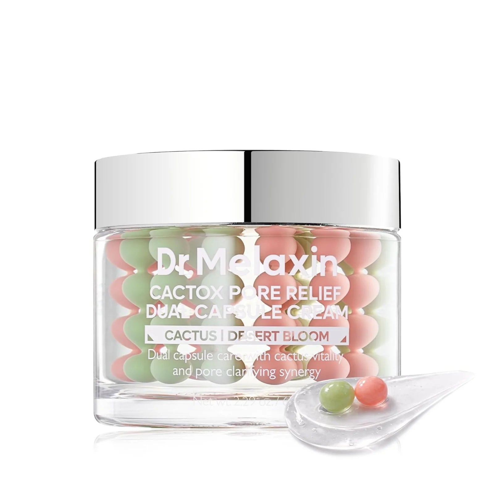 Dr.Melaxin Cactox Pore Dual Capsule Cream – Pore Minimizing Hydrating Face Cream 65g - Al Himyan Perfumes | عطور هميان | Oud & Luxury Fragrances - Dr. Melaxin Main image
