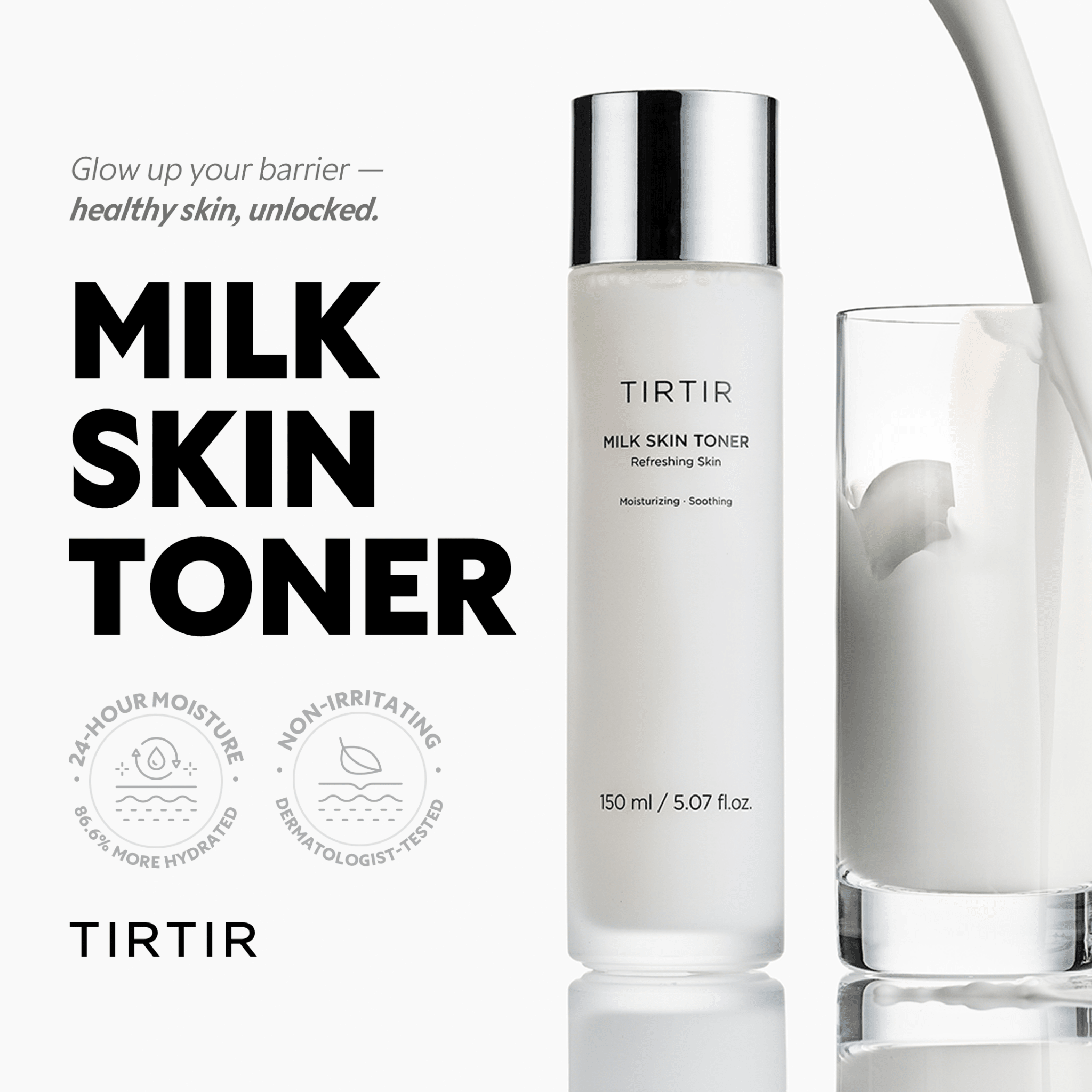 TIRTIR Milk Skin Toner 150ml - Al Himyan Perfumes | عطور هميان | Oud & Luxury Fragrances - TIRTIR
