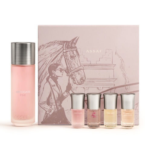 ASSAF ARROGATE PINK FOR WOMEN EDP 200ML+4*10ML - Al Himyan Perfumes | عطور هميان | Oud & Luxury Fragrances - ASSAF