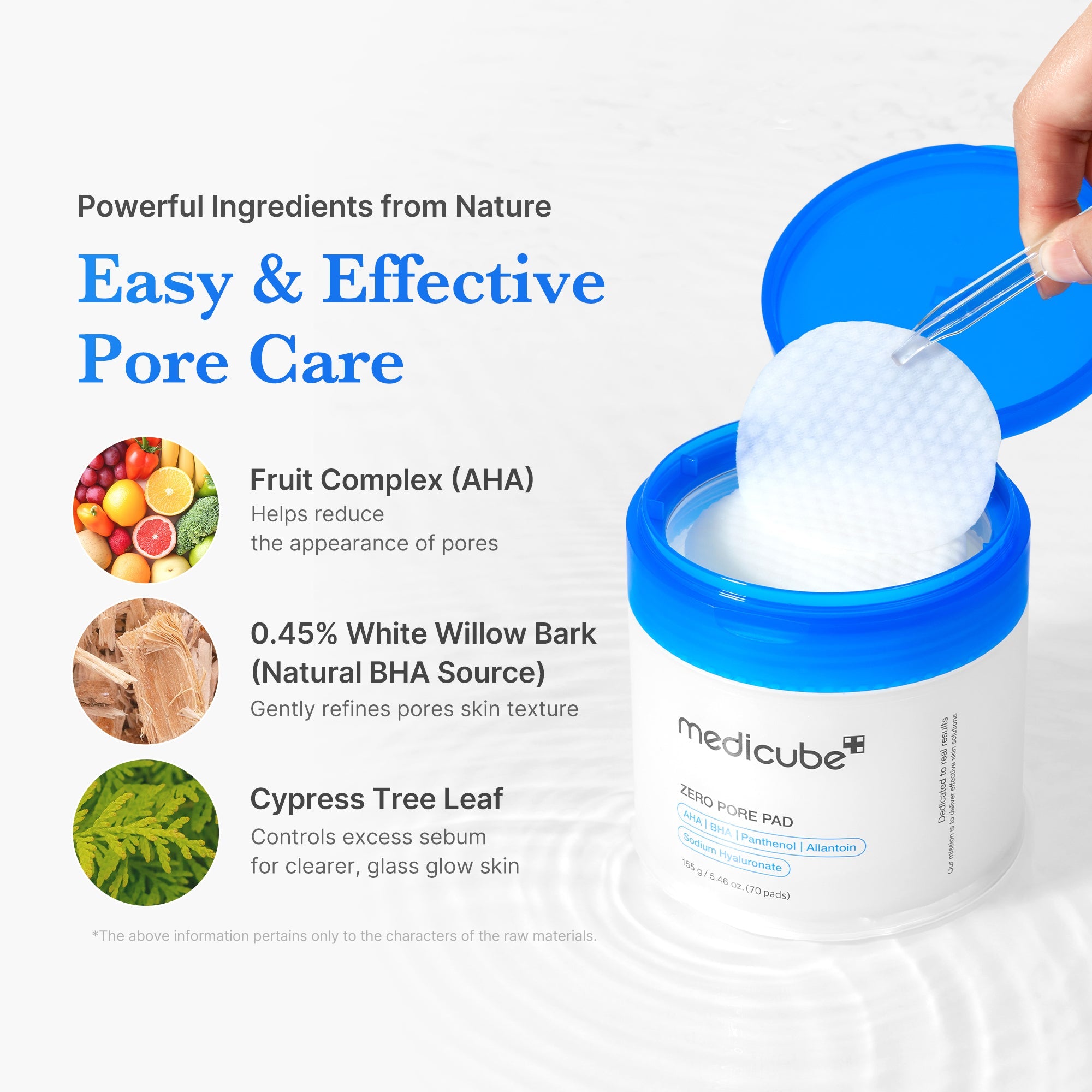 Medicube Zero Pore Pad 2.0 155g (70 Pads) - Al Himyan Perfumes | عطور هميان | Oud & Luxury Fragrances - Medicube