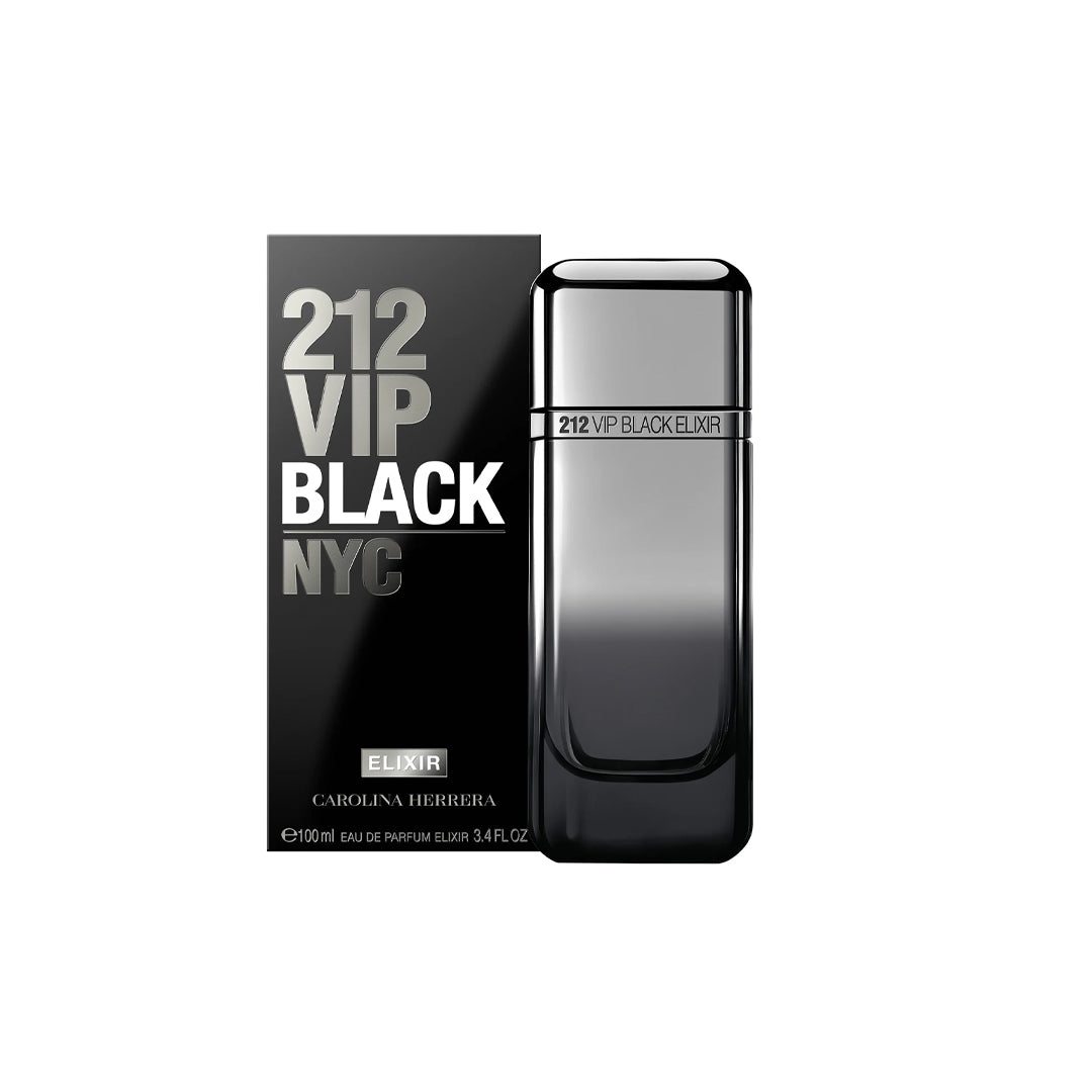 CAROLINA HERRERA 212 VIP BLACK ELIXIR FOR MEN EDP 100ML - Al Himyan Perfumes | عطور هميان | Oud & Luxury Fragrances - Carolina Herrera