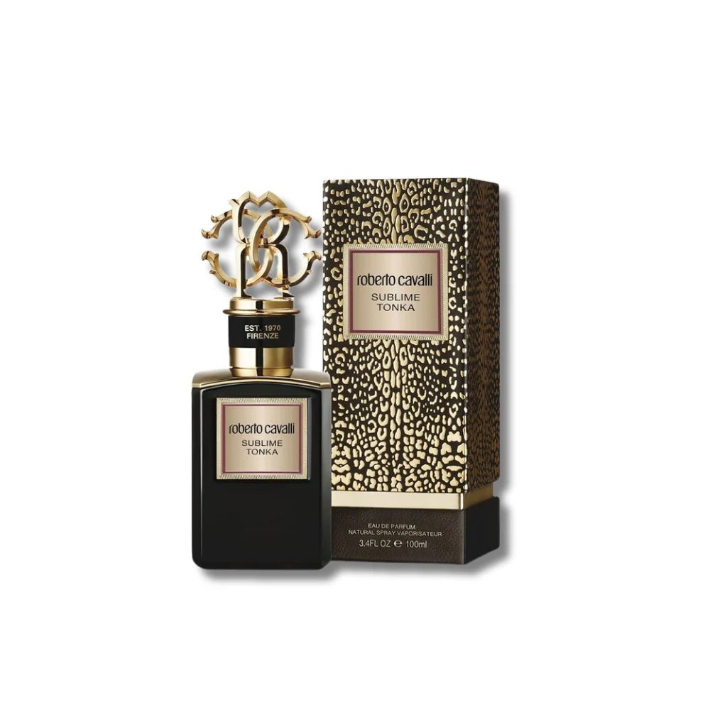 ROBERTO CAVALLI GOLD COLLECTION SUBLIME TONKA UNISEX EDP 100ML - Al Himyan Perfumes | عطور هميان | Oud & Luxury Fragrances - Roberto Cavalli