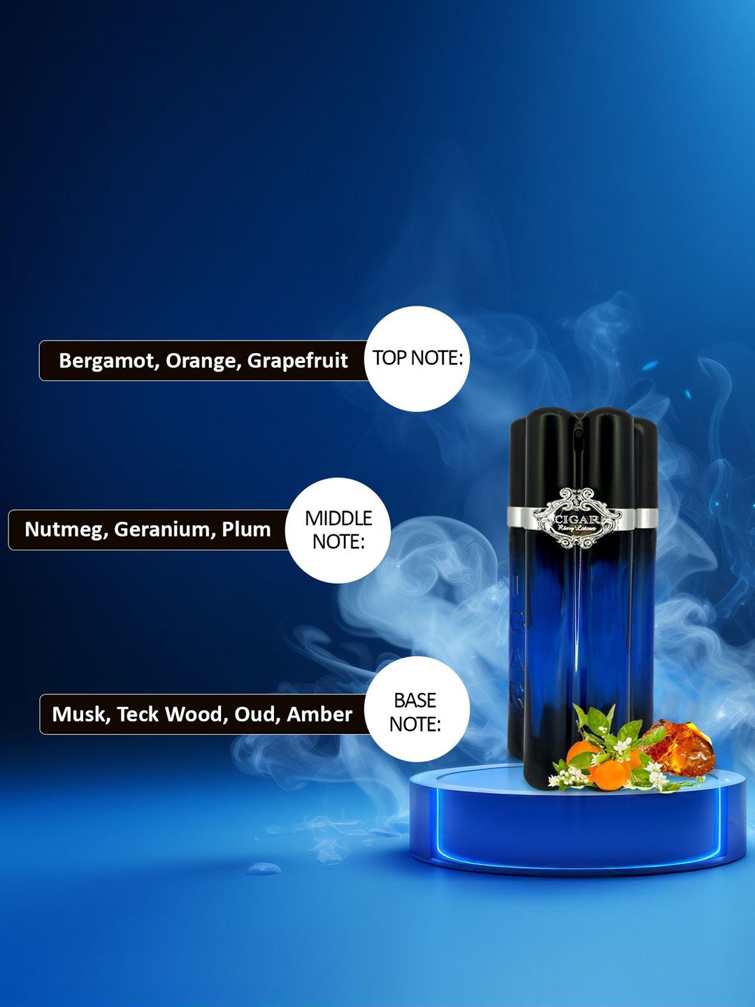 REMY LATOUR CIGAR BLUE LABEL FOR MEN EDT 100ML Secondary image