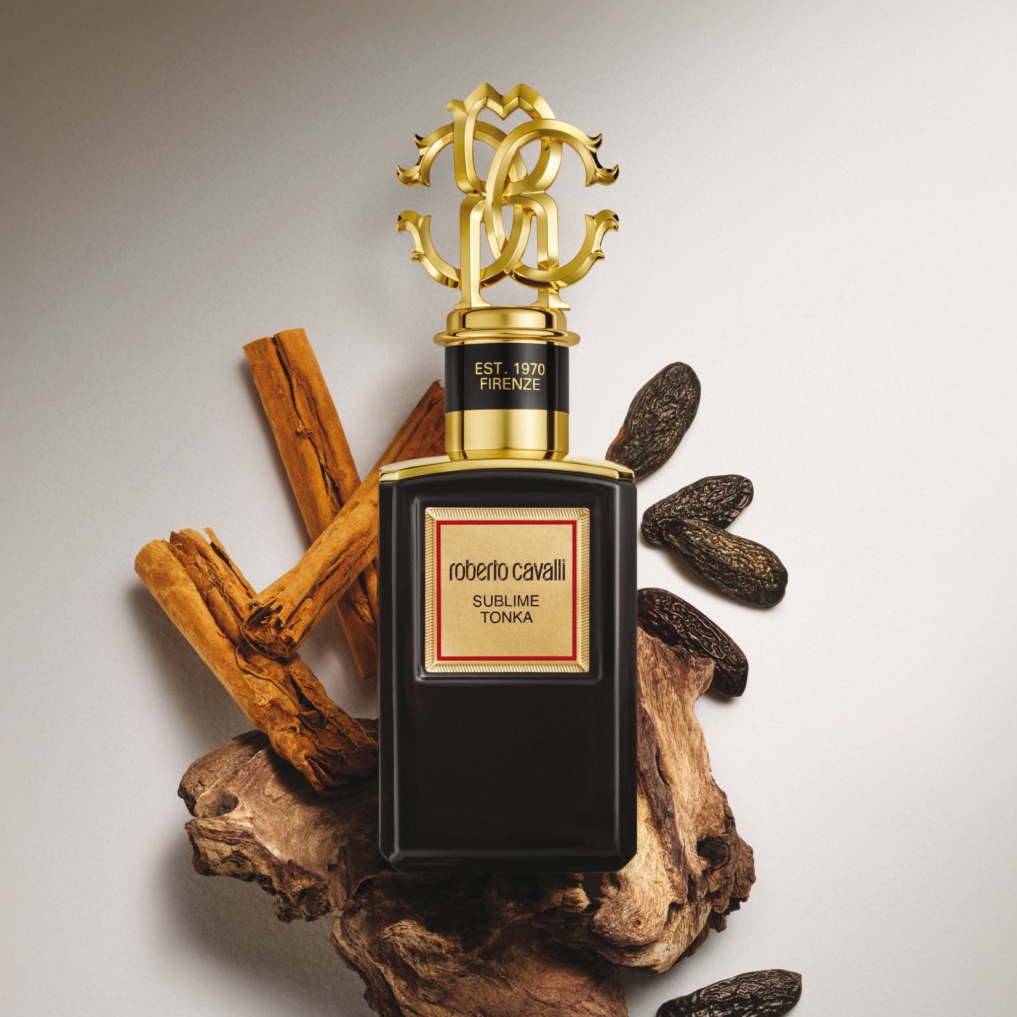 ROBERTO CAVALLI GOLD COLLECTION SUBLIME TONKA UNISEX EDP 100ML - Al Himyan Perfumes | عطور هميان | Oud & Luxury Fragrances - Roberto Cavalli