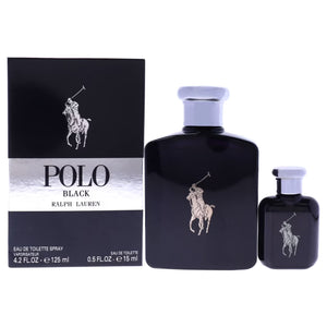 Ralph Lauren Polo Black Travel Set EDT 125ml + EDT 15ml bottle