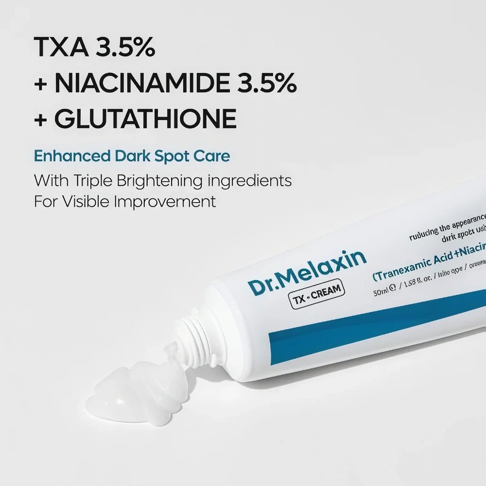DR.Melaxin TX Tranexamic Acid CREAM | Skin freckle Cream, Blemishes, Anti - pigmetation 50ml - Al Himyan Perfumes | عطور هميان | Oud & Luxury Fragrances - Dr. Melaxin