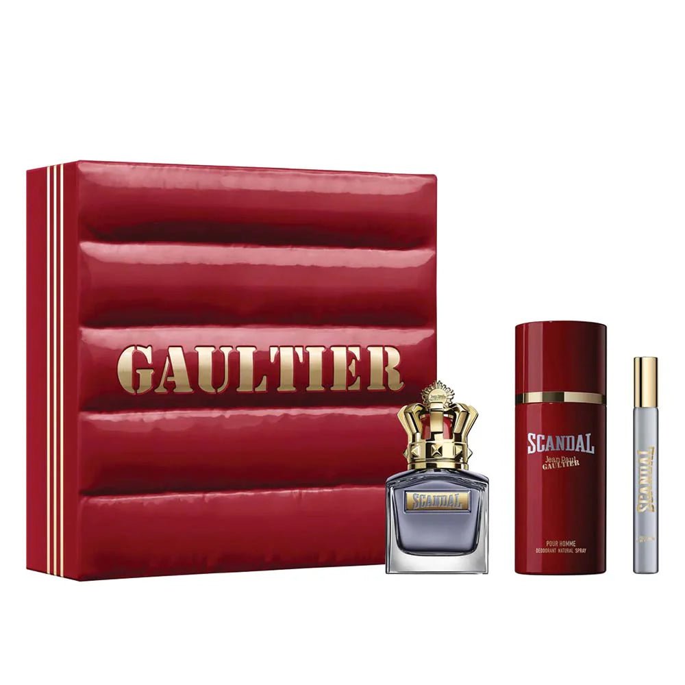 Jean Paul Gaultier Scandal Gift Set EDT 100ml + EDT 10ml + Deodorant Spray 150ml - Al Himyan Perfumes | عطور هميان | Oud & Luxury Fragrances - Jean Paul Gaultier Main image