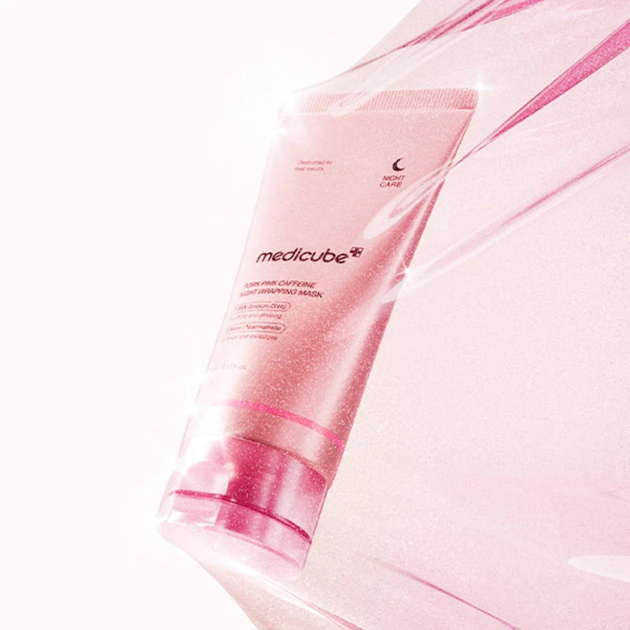 Medicube PDRN Pink Caffeine Night Wrapping Mask 75ml - Al Himyan Perfumes | عطور هميان | Oud & Luxury Fragrances - Medicube