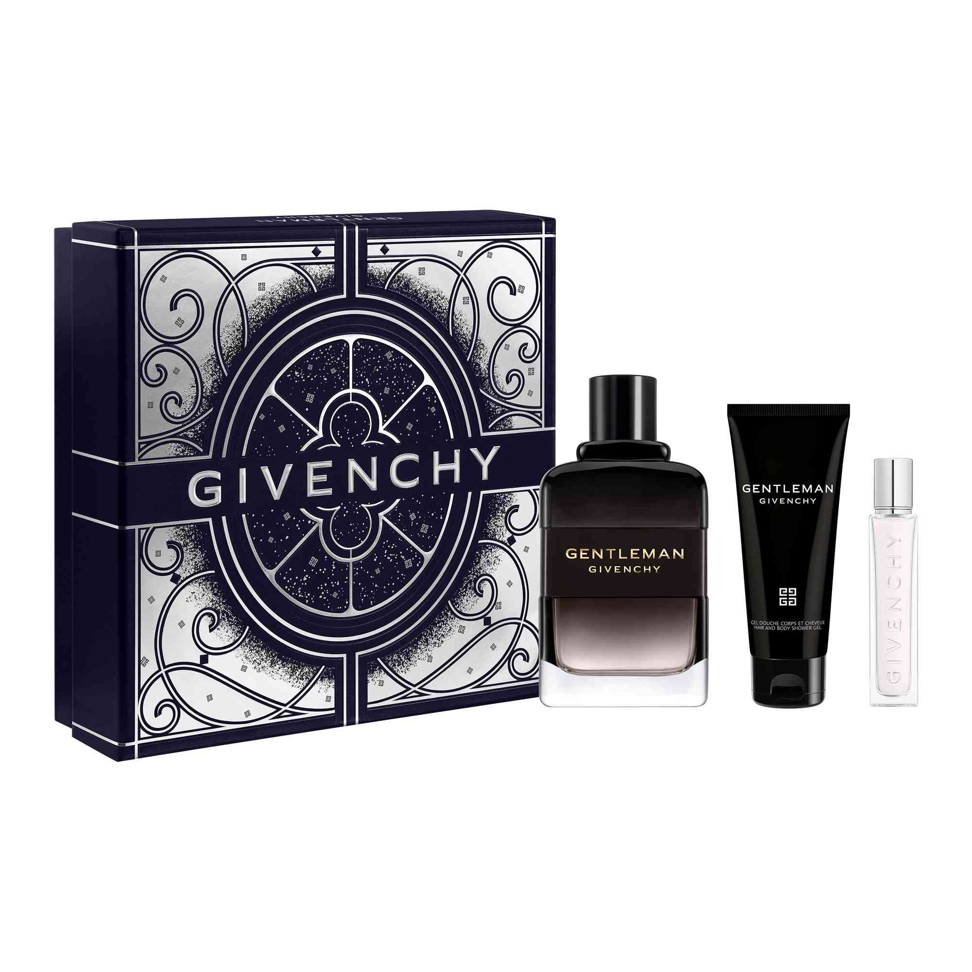 Givenchy Gentleman Gift Set EDP 100ml + EDP 12.5ml + Hair & Body Shower Gel 75ml - Al Himyan Perfumes | عطور هميان | Oud & Luxury Fragrances - Givenchy