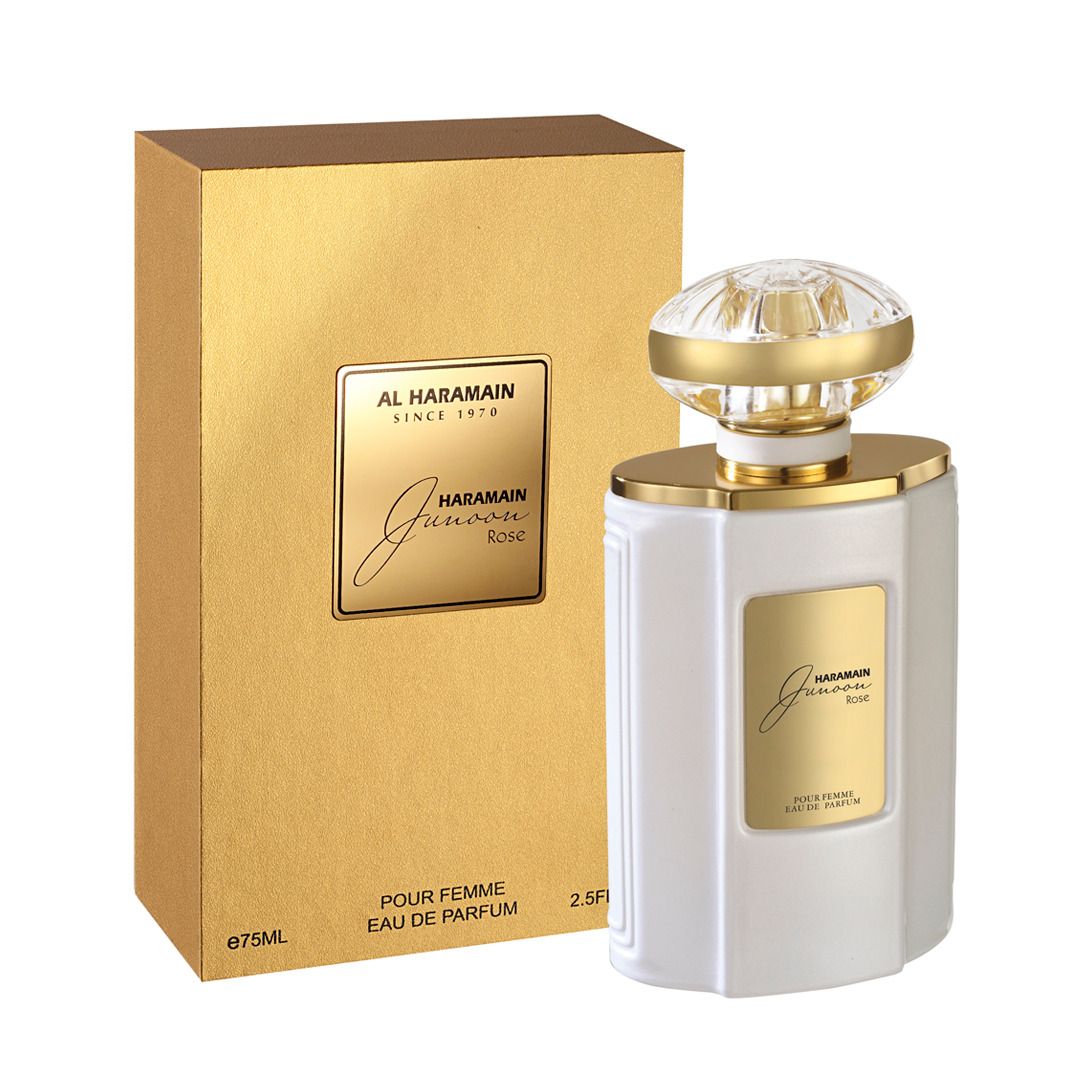 AL HARAMAIN JUNOON ROSE UNISEX EDP 75ML - Al Himyan Perfumes | عطور هميان | Oud & Luxury Fragrances - Al Haramain