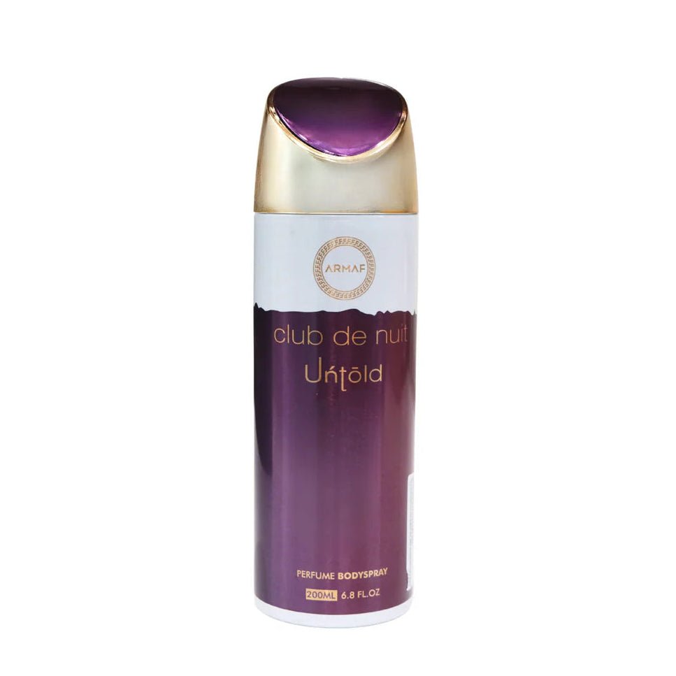 ARMAF CLUB DE NUIT UNTOLD UNISEX BODY SPRAY 200ML - Al Himyan Perfumes | عطور هميان | Oud & Luxury Fragrances - Armaf Main image