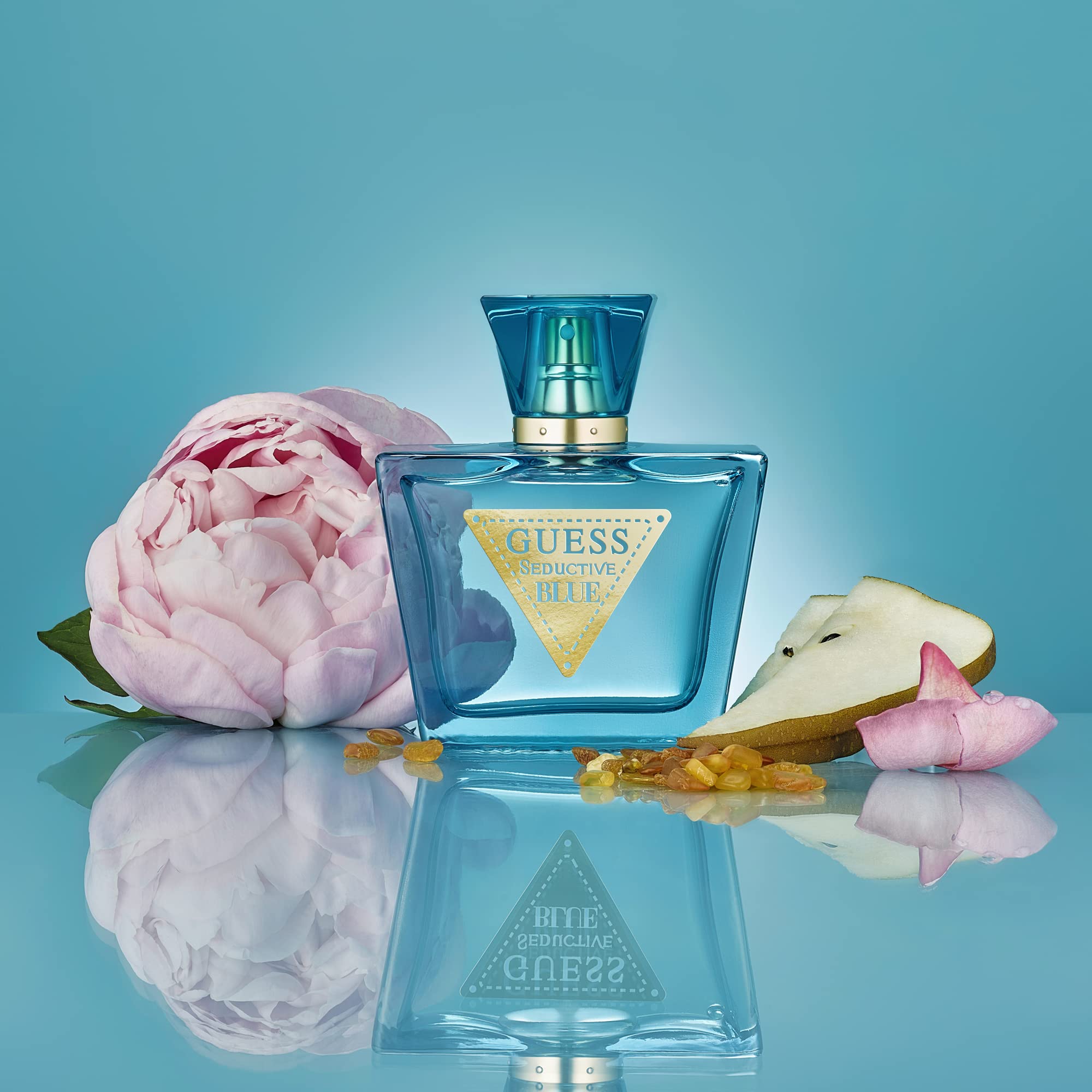 GUESS SEDUCTIVE BLUE SET FOR WOMEN 75ml EDT + 15ml travel + 100ml body lotion Secondary image