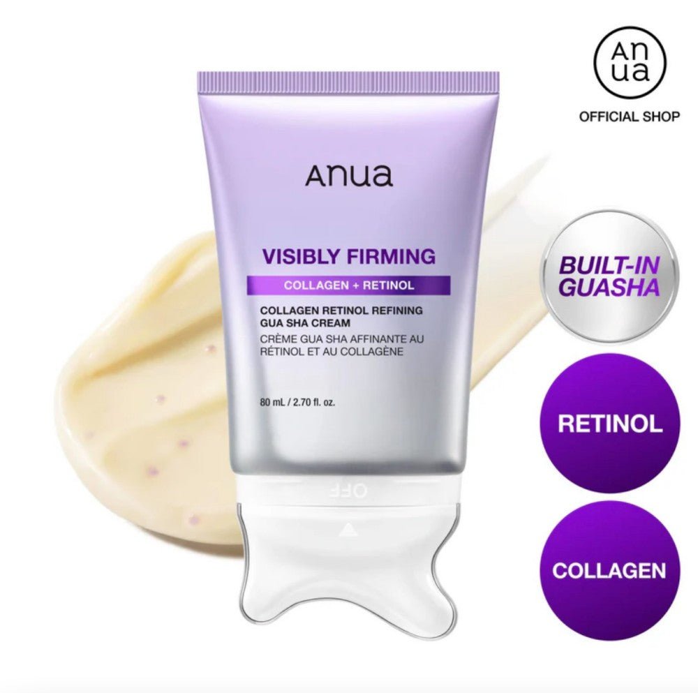 Anua Visibly Firming Collagen Retinol Refining Gua Sha Cream 80ml - Al Himyan Perfumes | عطور هميان | Oud & Luxury Fragrances - ANUA