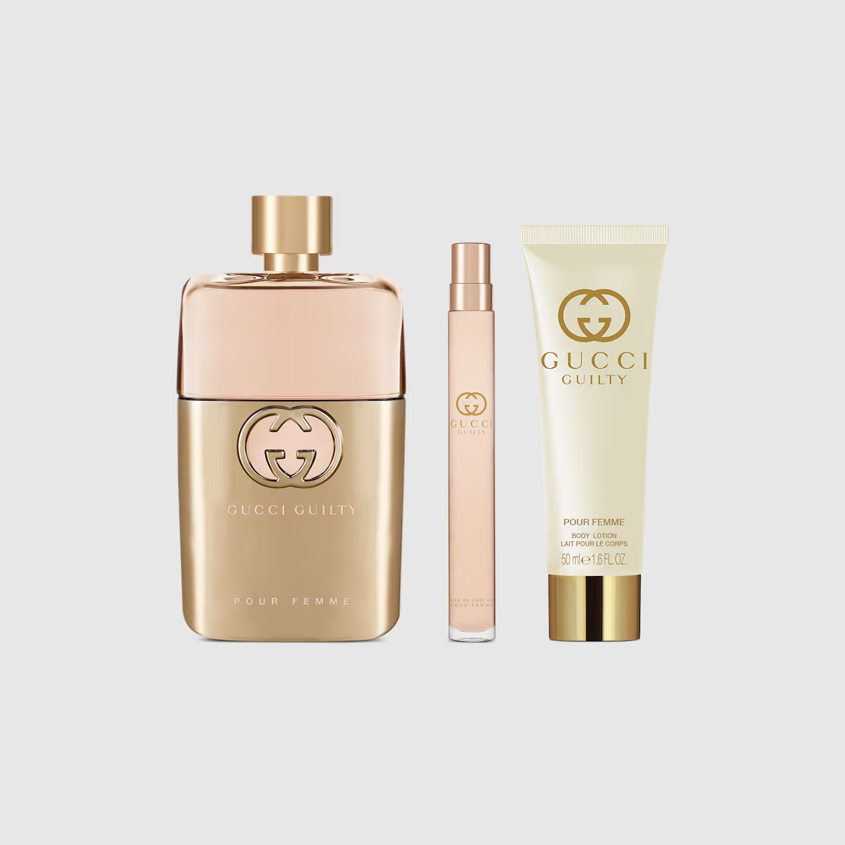 Gucci Guilty Pour Femme Gift Set EDP 90ml + EDP 10ml + Body Lotion 50ml