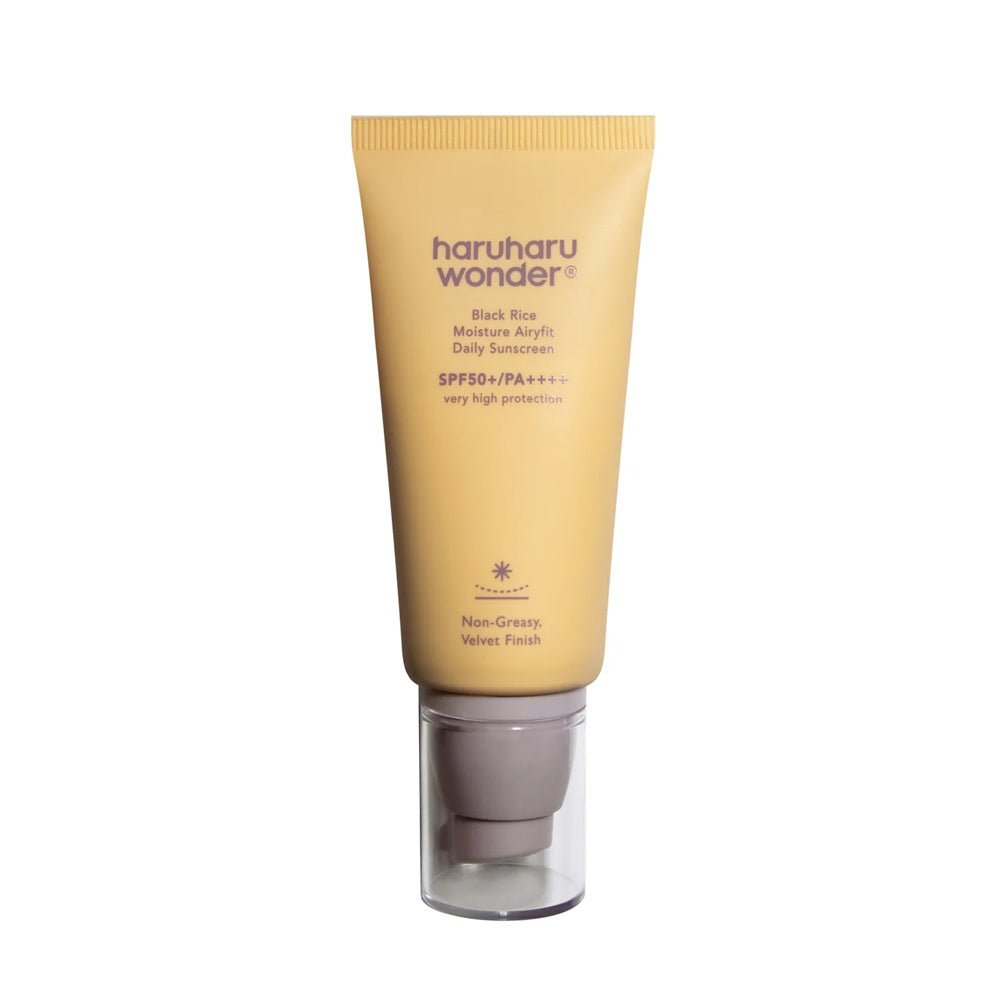 HARUHARU WONDER BLACK RICE MOISTURE AIRYFIT DAILY SUNSCREEN SPF 50+PA++++ 50ML - Al Himyan Perfumes | عطور هميان | Oud & Luxury Fragrances - Haruharu Wonder Main image