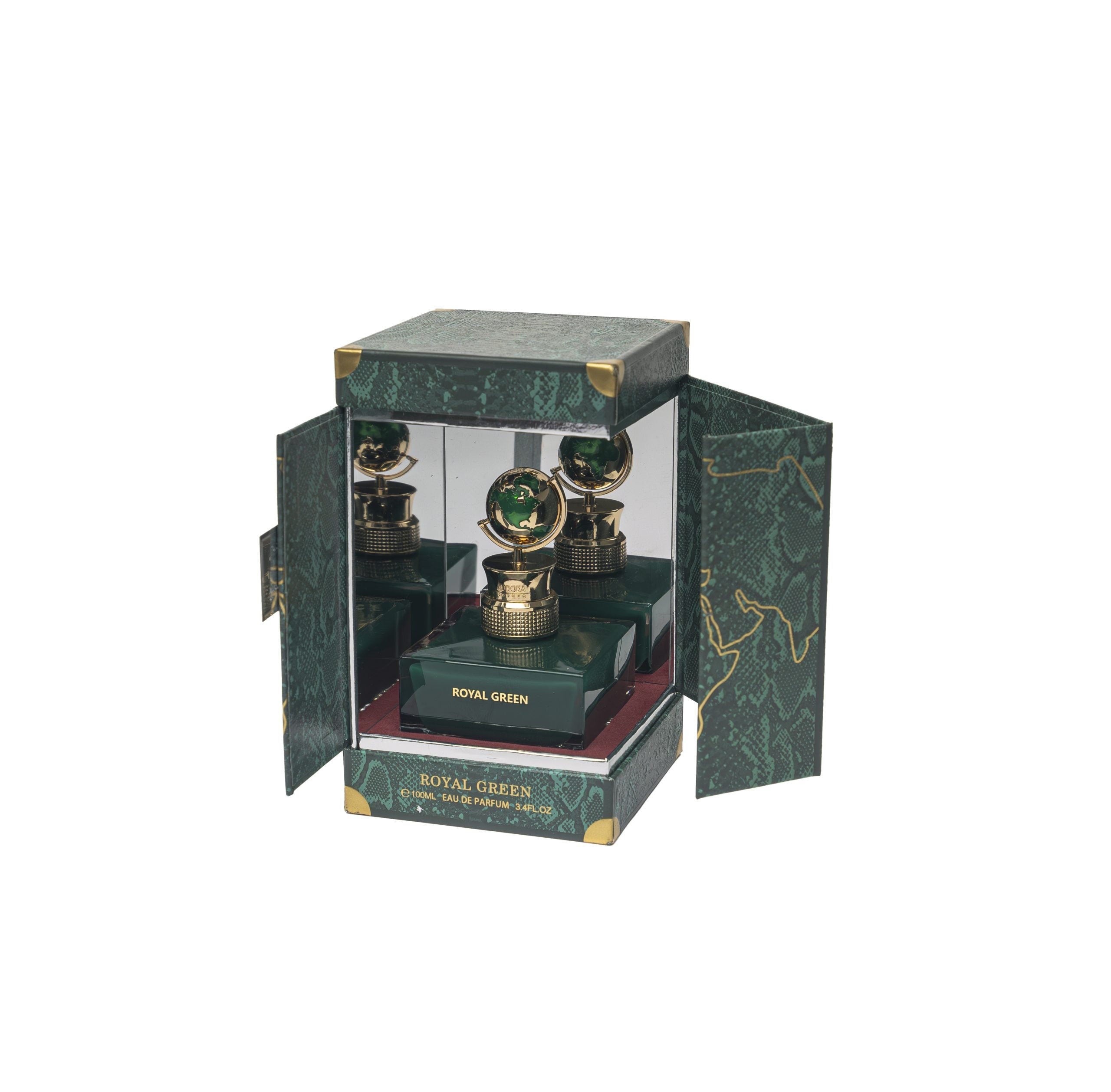 AURORA SCENTS GLOBE ROYAL GREEN UNISEX EDP 100ML Secondary image