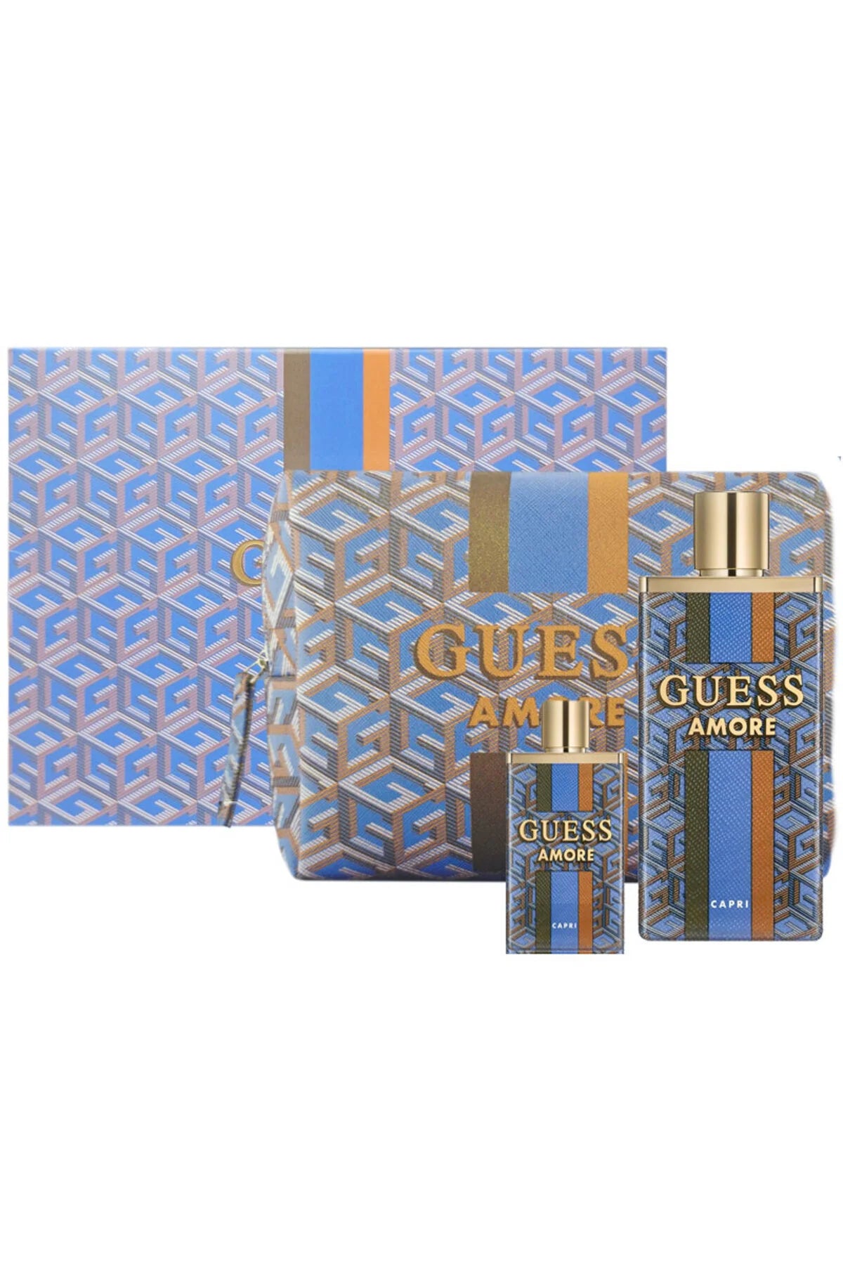 GUESS AMORE CAPRI TRAVEL SET FOR WOMEN EDT 100ml + 7.5ml - Al Himyan Perfumes | عطور هميان | Oud & Luxury Fragrances - Guess