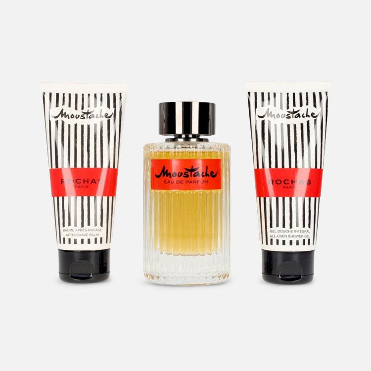 ROCHAS MOUSTACHE UNISEX EDP 125ML 3 PCS GIFT SET Main image
