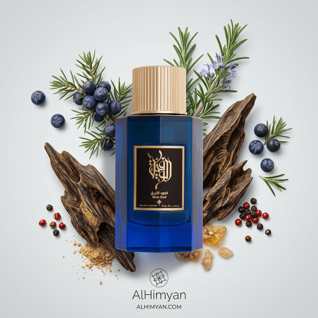 IBRAHEEM AL QURASHI BLUE OUD UNISEX EDP 100ML - Al Himyan Perfumes | عطور هميان | Oud & Luxury Fragrances - IBRAHEEM ALQURASHI