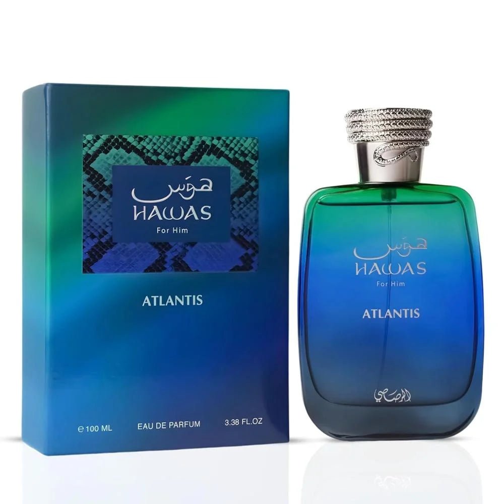 RASASI HAWAS ATLANTIS UNISEX EDP 100ML - Al Himyan Perfumes | عطور هميان | Oud & Luxury Fragrances - Rasasi