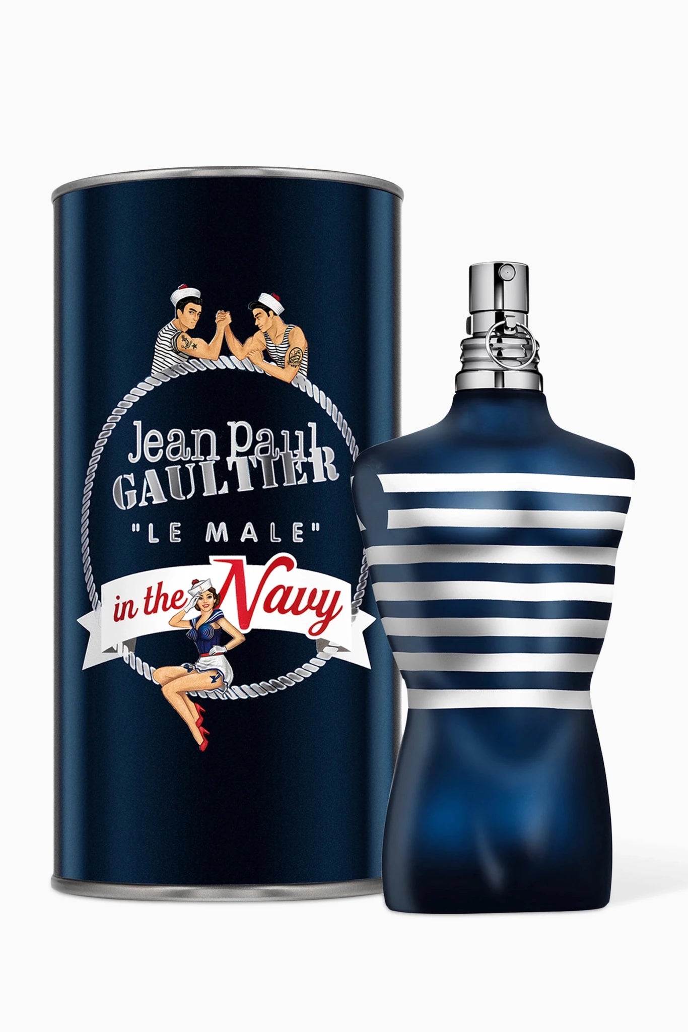 JEAN PAUL GAULTIER LE MALE IN THE NAVY FOR MEN EDT 125ML - Al Himyan Perfumes | عطور هميان | Oud & Luxury Fragrances - Jean Paul Gaultier