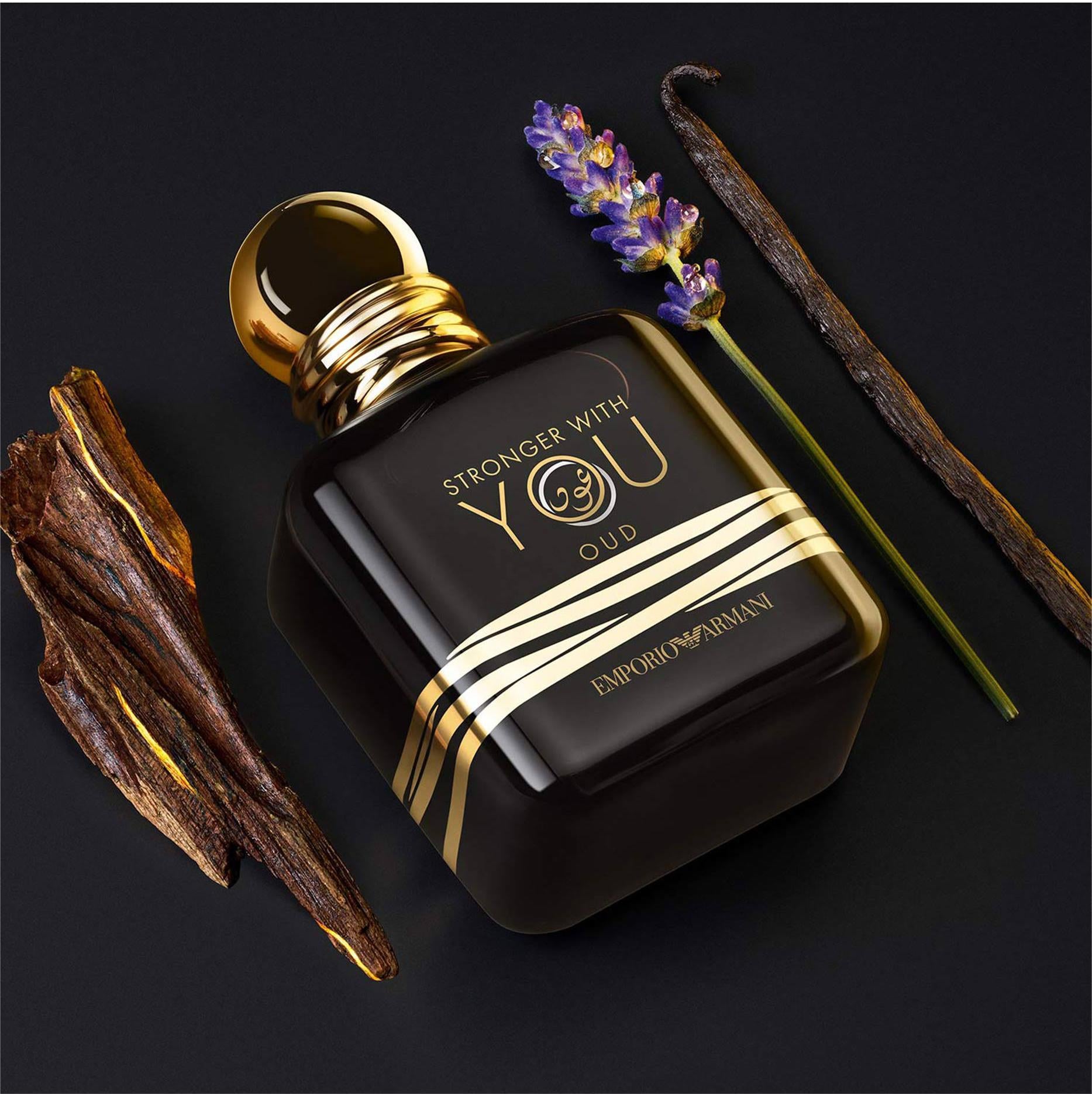 EMPORIO ARMANI STRONGER WITH YOU OUD EXCLUSIVE EDITION FOR MEN EDP 100ML - Al Himyan Perfumes | عطور هميان | Oud & Luxury Fragrances - Armani Beauty