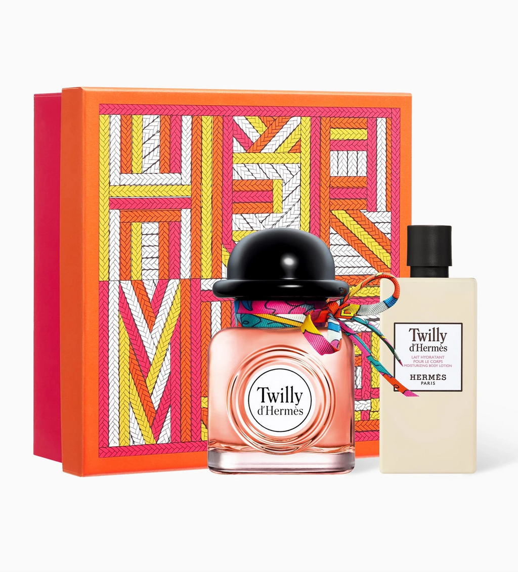 HERMES TWILLY D'HERMES SET FOR WOMEN EDP 85ML+ Body Lotion 80ML - Al Himyan Perfumes | عطور هميان | Oud & Luxury Fragrances - Hermes