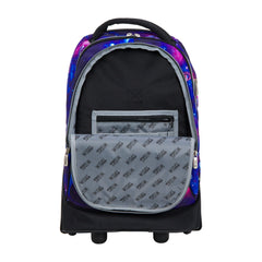 Wires Galaxy Planet Big Wheel School Bags Trolly Set of 3pcs
