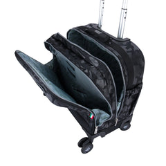 Wires Dark Camouflage 8 Wheels School Bag Trolley Set of 4(Lunch Bag & Pencil Case)+Lunch Box