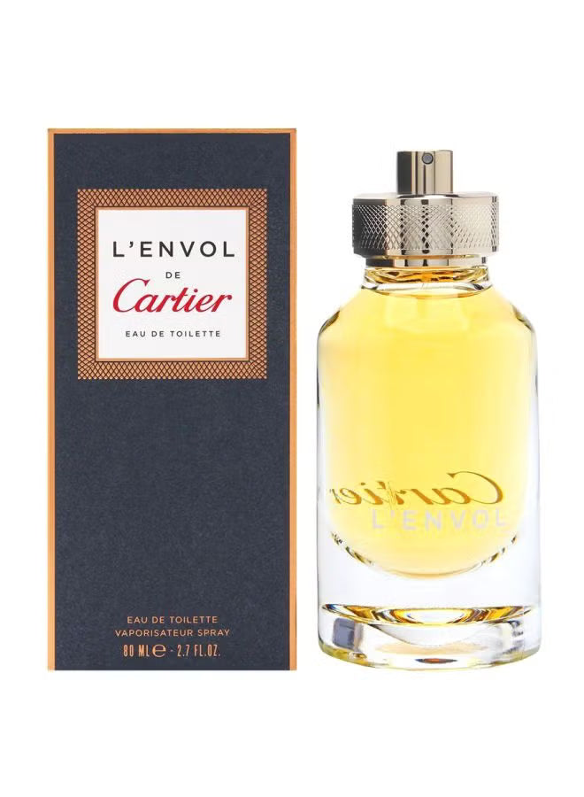 CARTIER L'ENVOL FOR MEN EDT 80ML