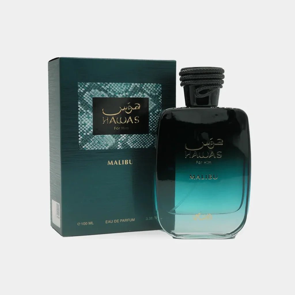 RASASI HAWAS MALIBU UNISEX EDP 100ML - Al Himyan Perfumes | عطور هميان | Oud & Luxury Fragrances - Rasasi