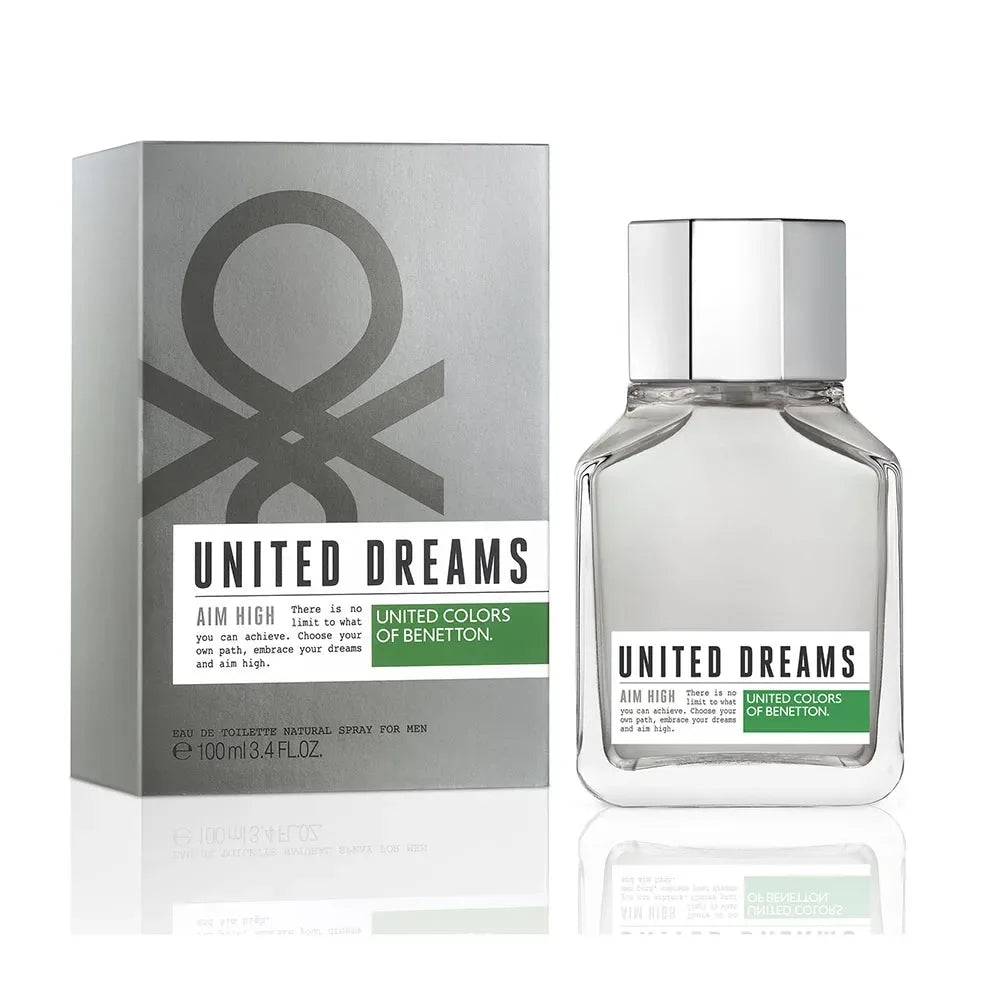 BENETTON UNITED DREAMS AIM HIGH FOR MEN EDT 100ML - Al Himyan Perfumes | عطور هميان | Oud & Luxury Fragrances - Benetton
