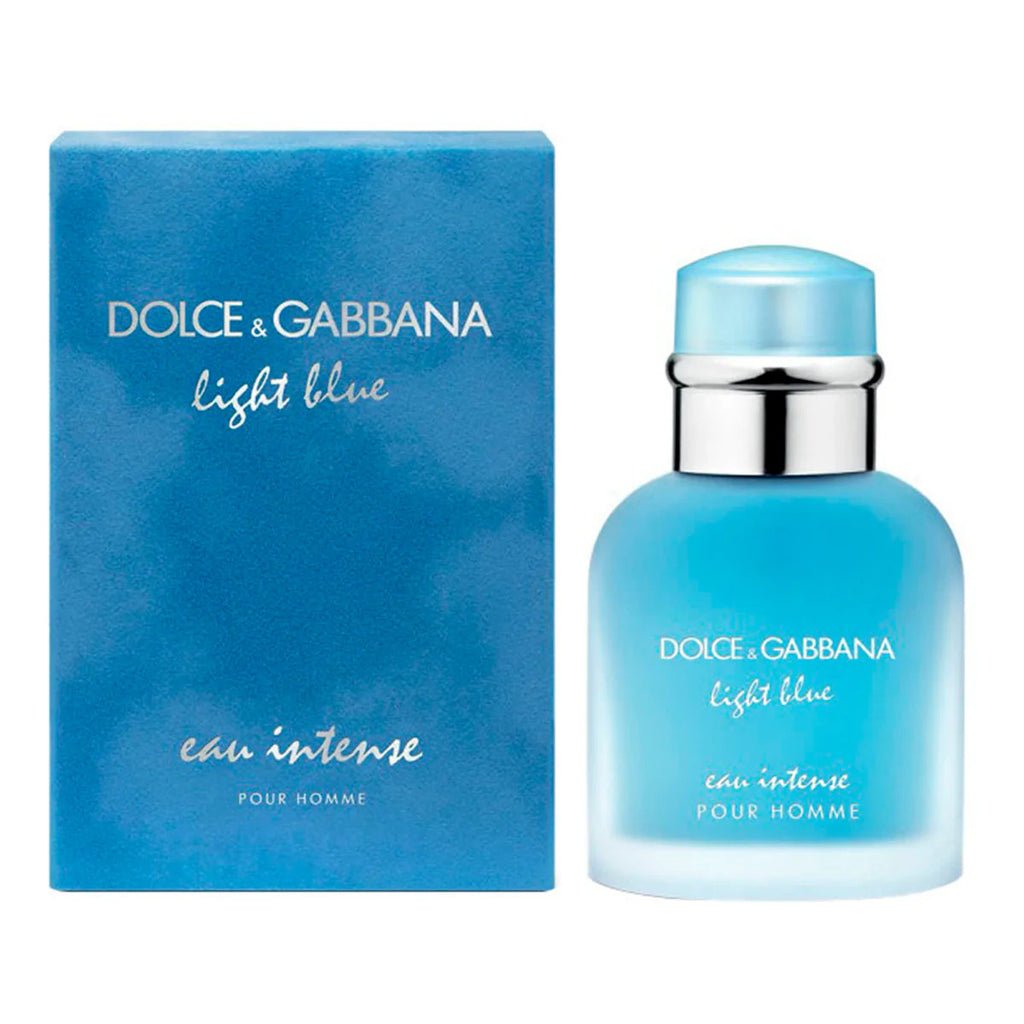 DOLCE & GABBANA LIGHT BLUE EAU INTENSE FOR MEN EDP 100ML - Al Himyan Perfumes | عطور هميان | Oud & Luxury Fragrances - Dolce & Gabbana