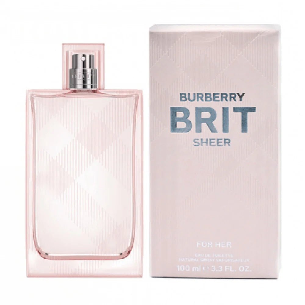 BURBERRY BRIT SHEER FOR WOMEN EDT 100ML - Al Himyan Perfumes | عطور هميان | Oud & Luxury Fragrances - Burberry