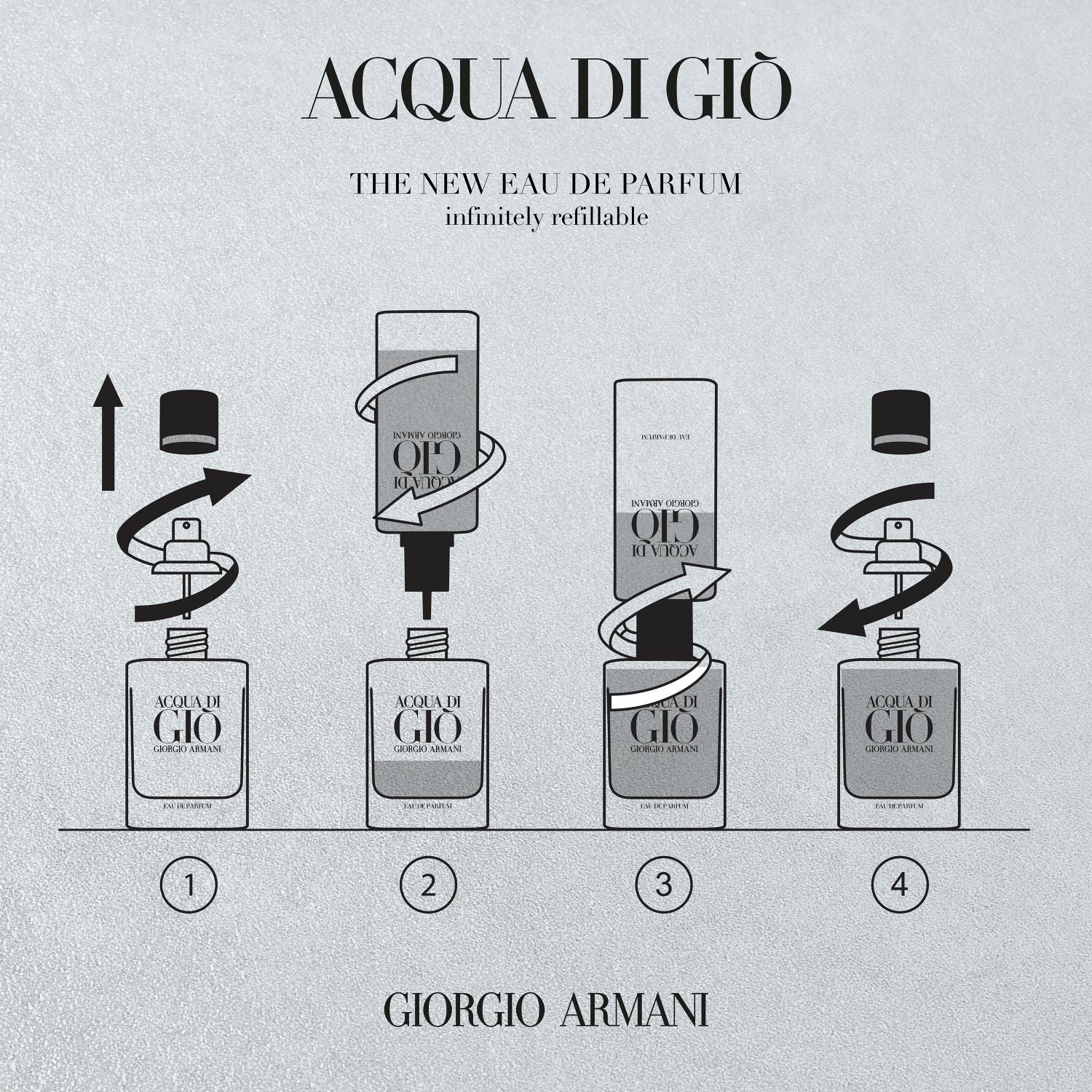 GIORGIO ARMANI ACQUA DI GIO FOR MEN EDP REFILL - Al Himyan Perfumes | عطور هميان | Oud & Luxury Fragrances - Armani Beauty