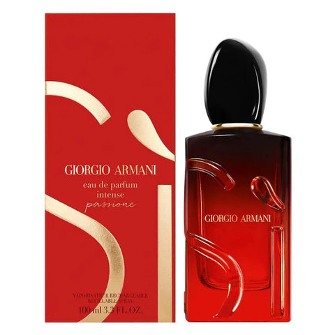 GIORGIO ARMANI SI PASSIONE INTENSE FOR WOMEN EDP 100ML REFILLABLE