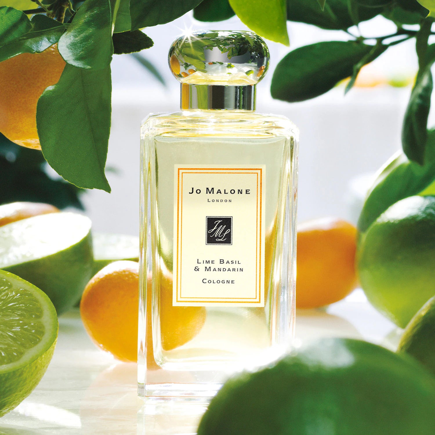 JO MALONE LIME BASIL & MANDARIN UNISEX COLOGNE 100ML - Al Himyan Perfumes | عطور هميان | Oud & Luxury Fragrances - JO MALONE