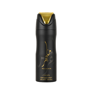 Lattafa Maahir Unisex Body Spray 200ml bottle