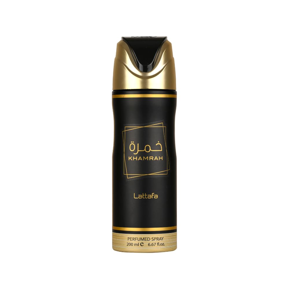 LATTAFA KHAMRAH UNISEX DEO SPRAY 200ML - Al Himyan Perfumes | عطور هميان | Oud & Luxury Fragrances - Lattafa Main image