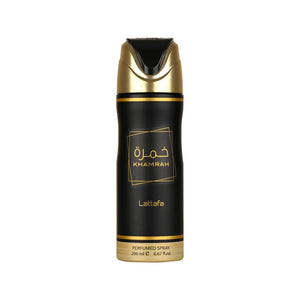Lattafa Khamrah Unisex Deo Spray 200ml bottle