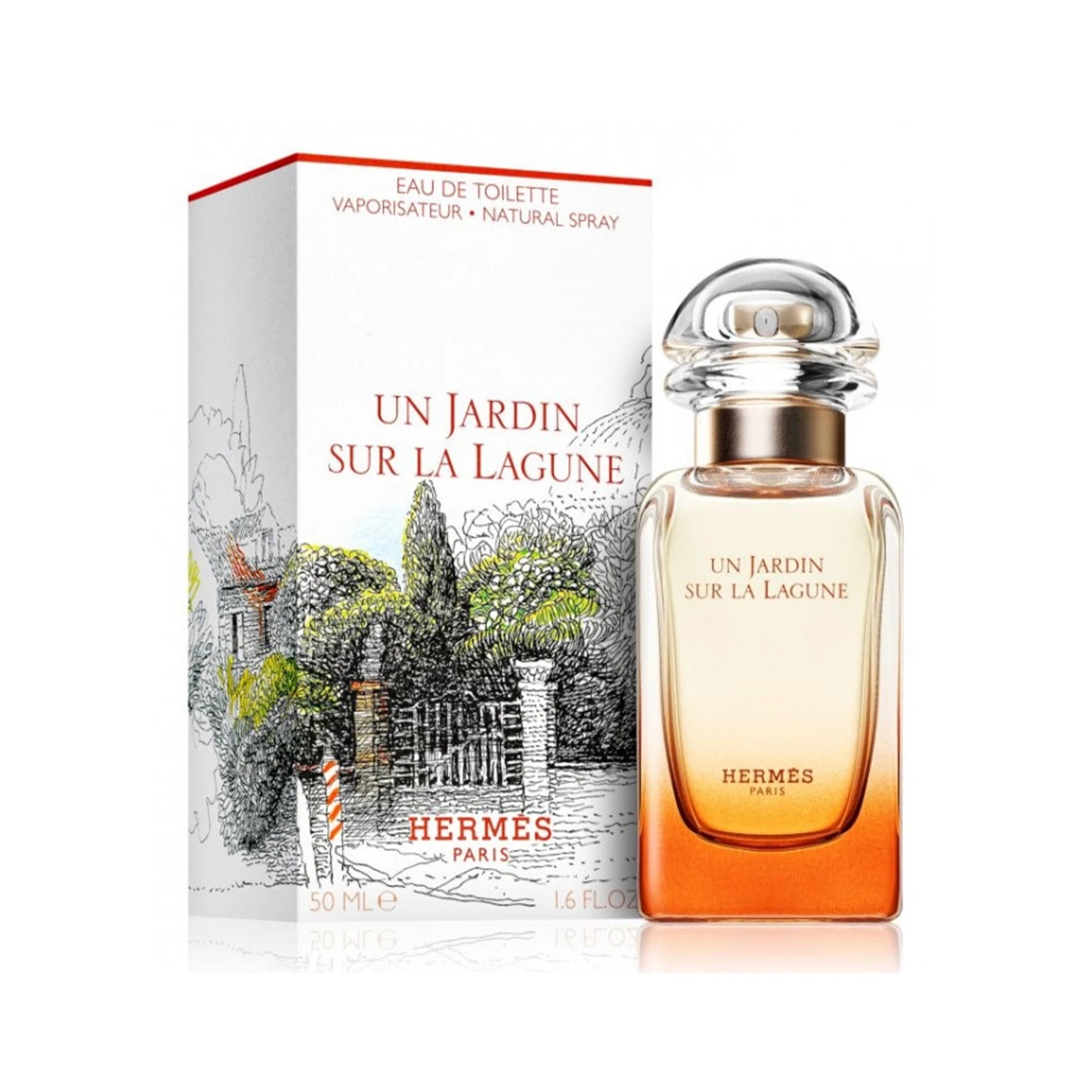 HERMES UN JARDIN SUR LA LAGUNE UNISEX EDT 50ML REFILLABLE - Al Himyan Perfumes | عطور هميان | Oud & Luxury Fragrances - Hermes
