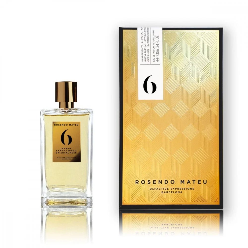 ROSENDO MATEU NO.6 JASMIN SANDALWOOD ORIENTAL MUSK UNISEX EDP 100ML - Al Himyan Perfumes | عطور هميان | Oud & Luxury Fragrances - ROSENDO MATEU