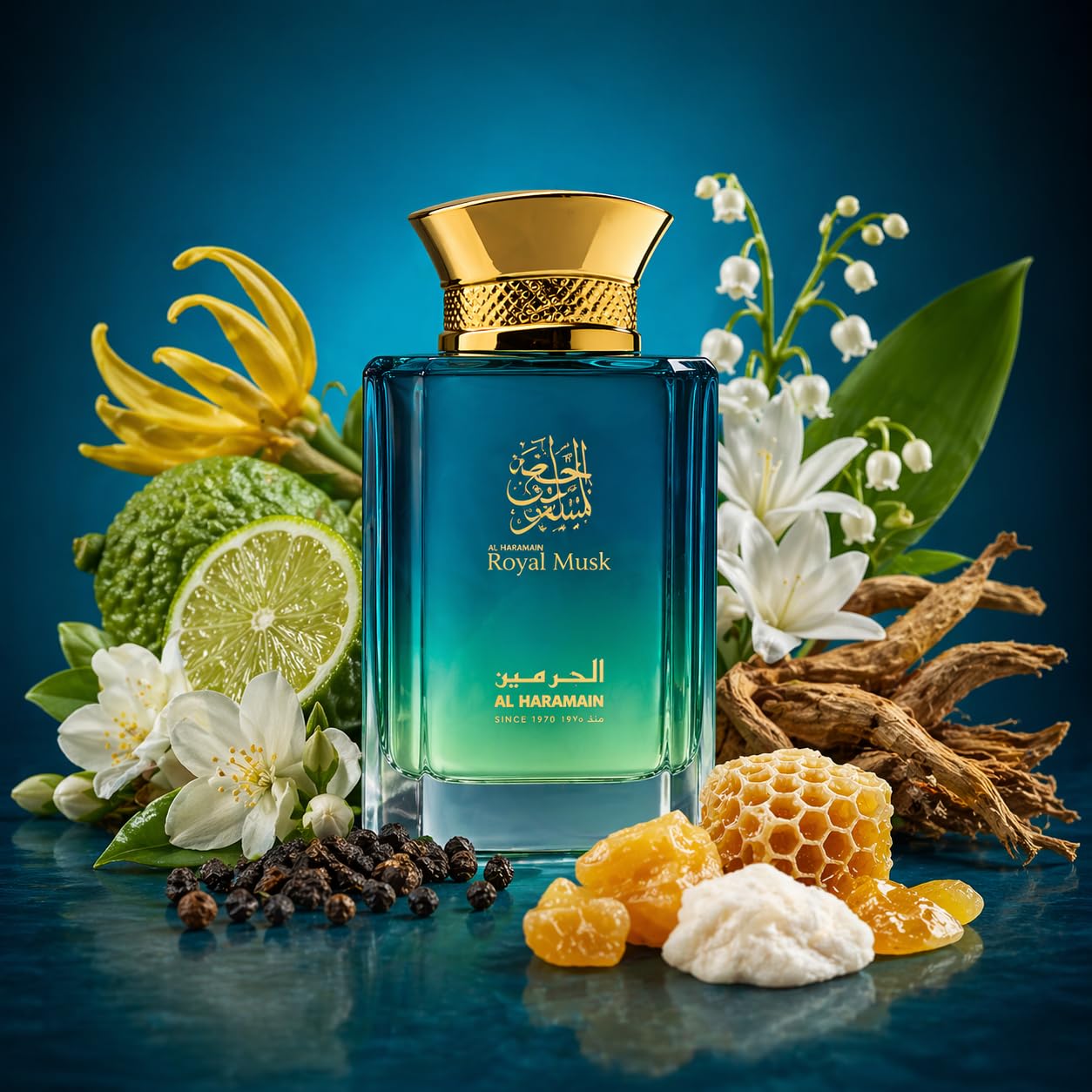 AL HARAMAIN ROYAL MUSK UNISEX EDP 100ML - Al Himyan Perfumes | عطور هميان | Oud & Luxury Fragrances - Al Haramain