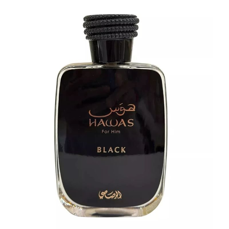 Rasasi Hawas Black For Men EDP 100ml - Al Himyan Perfumes | عطور هميان | Oud & Luxury Fragrances - Rasasi