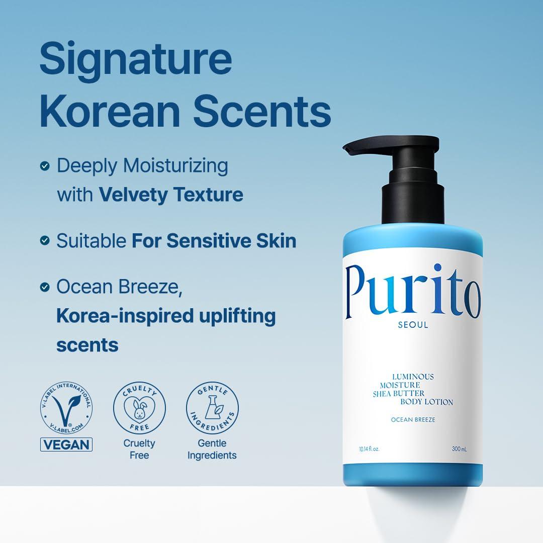 Purito Seoul Luminous Moisture Shea Butter Body Lotion 300ml